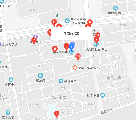 華龍?jiān)繁崩?></p><p>昌平 霍營 回龍觀東大街地鐵站東行500米路南</p>
</ul></div>
<div   id=